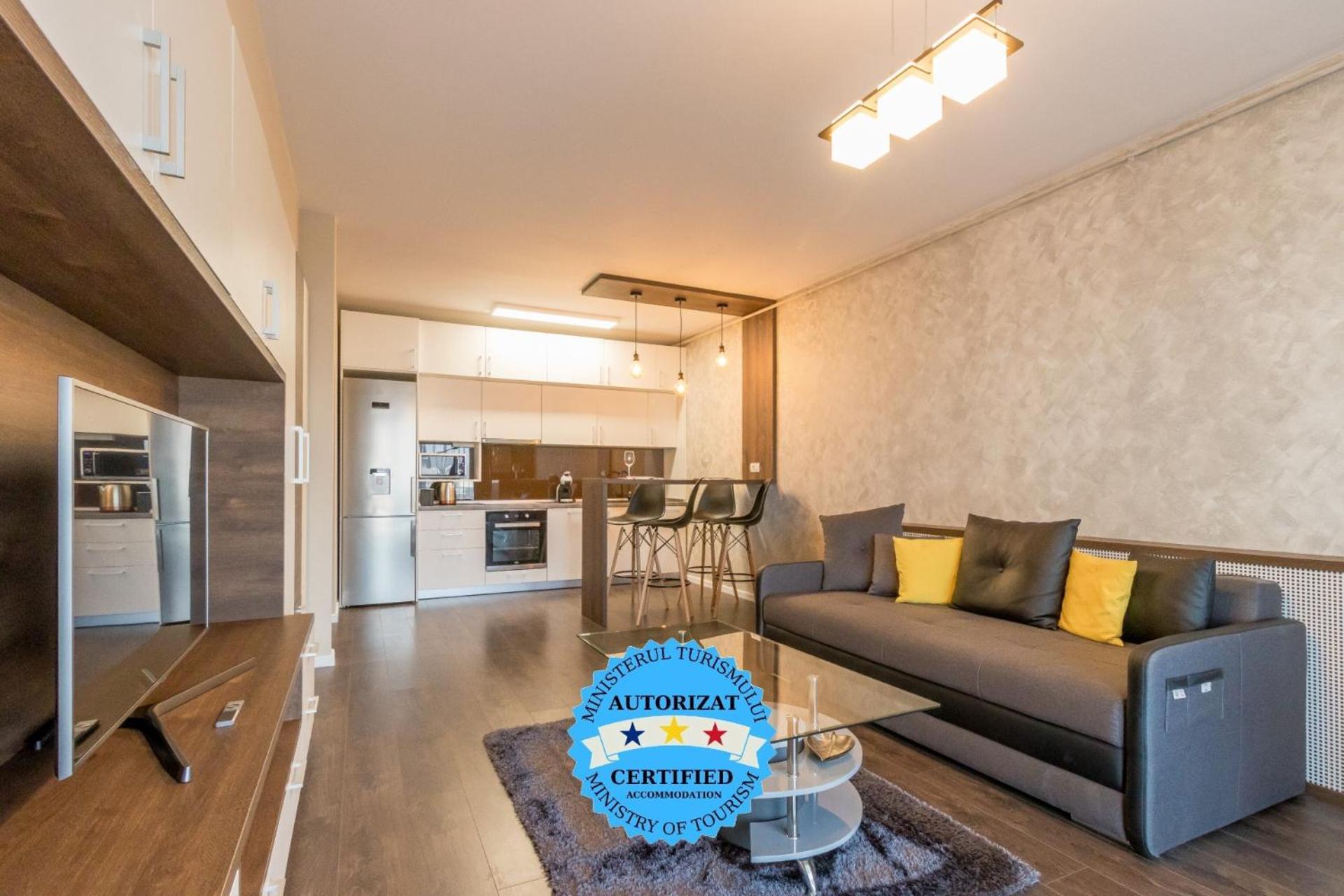 Modern Downtown Apartment Клуж-Напока Екстериор снимка